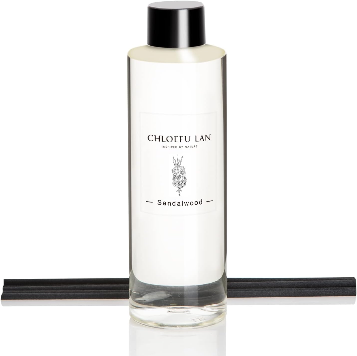 Chloefu LAN Hotel Scented Oil Diffuser Refill 7.05 oz Natural Essential Scented Oil - Best for Aromatherapy, SPA and Home, 0% Alcohol, Unique Blend to Promote Sleep & Relieve Stress
