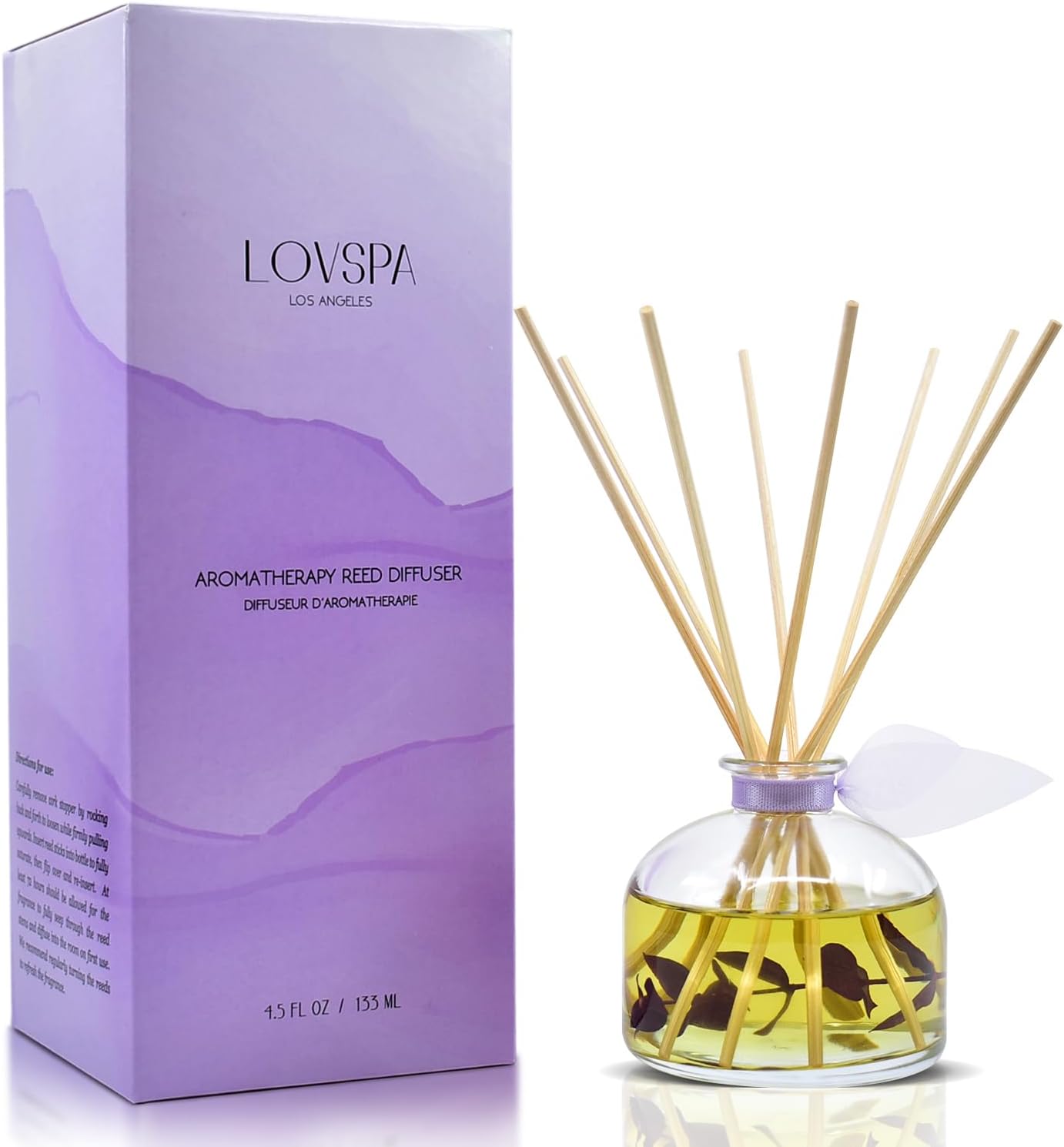 LOVSPA Eucalyptus Essential Oil Reed Diffuser Gift Set | Revive | Fresh Eucalyptus, Sage, Citrus, Bamboo & Mint | Great Aromatherapy Gift for Mom, Dad, Grandma or Aunt