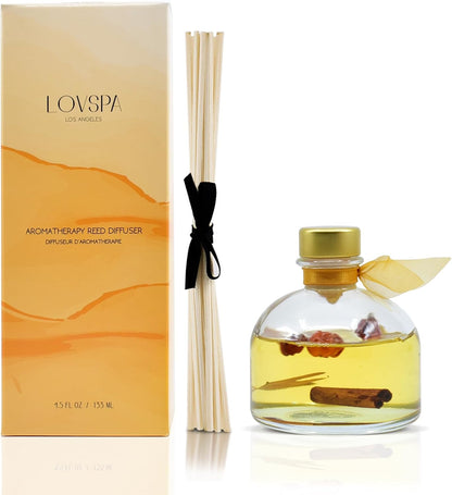 LOVSPA Eucalyptus Essential Oil Reed Diffuser Gift Set | Revive | Fresh Eucalyptus, Sage, Citrus, Bamboo & Mint | Great Aromatherapy Gift for Mom, Dad, Grandma or Aunt