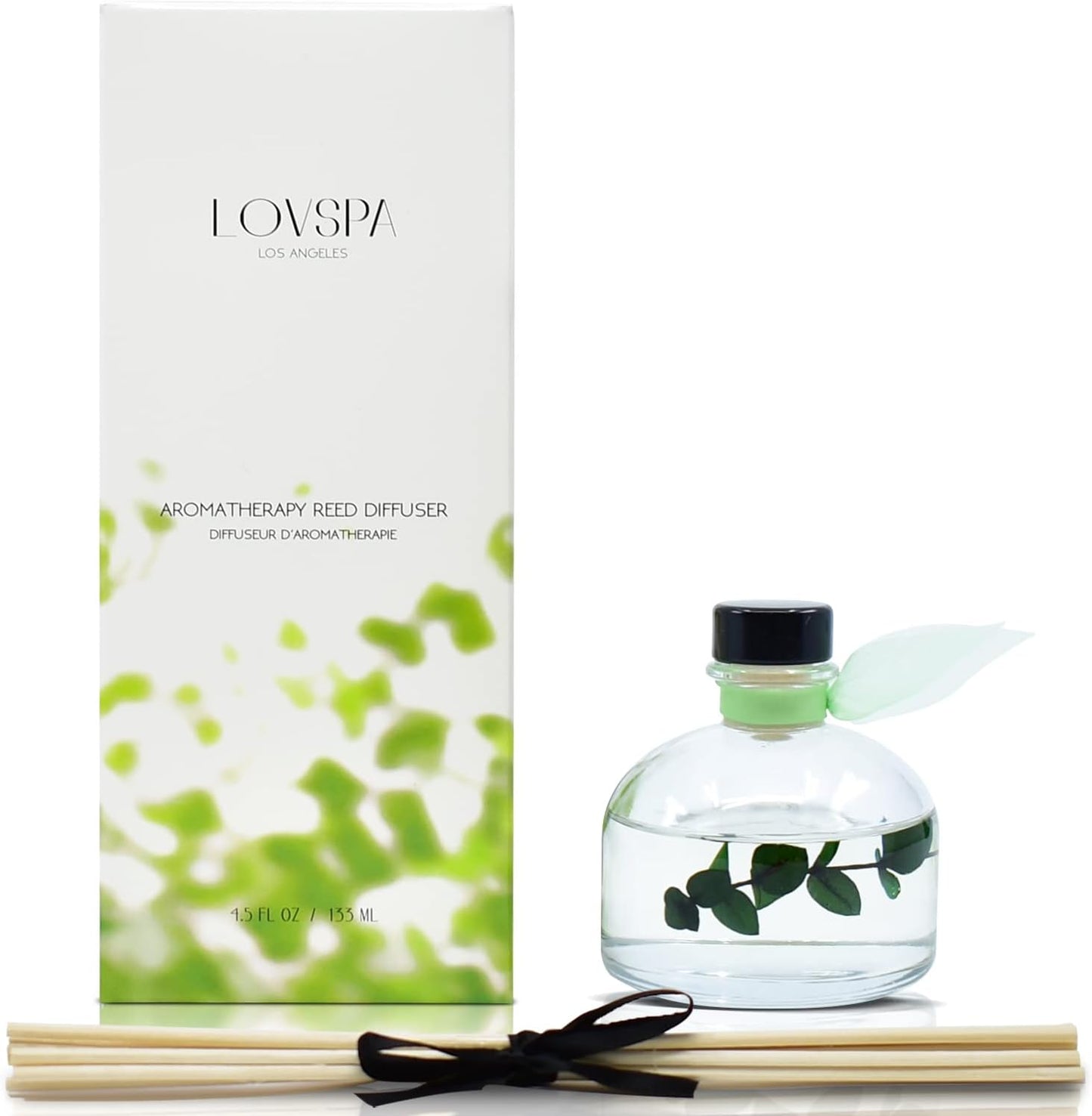 LOVSPA Eucalyptus Essential Oil Reed Diffuser Gift Set | Revive | Fresh Eucalyptus, Sage, Citrus, Bamboo & Mint | Great Aromatherapy Gift for Mom, Dad, Grandma or Aunt