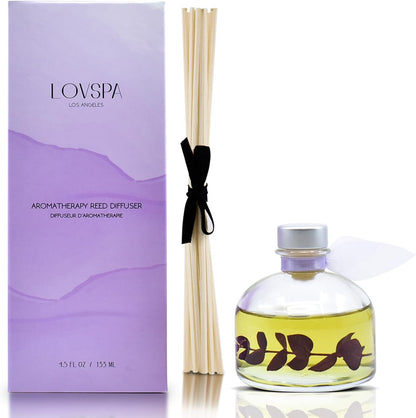 LOVSPA Eucalyptus Essential Oil Reed Diffuser Gift Set | Revive | Fresh Eucalyptus, Sage, Citrus, Bamboo & Mint | Great Aromatherapy Gift for Mom, Dad, Grandma or Aunt