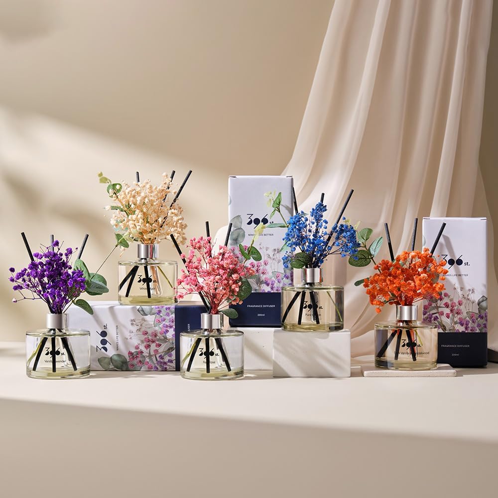 396 st. Rose Flower Reed Diffuser, Red Rose (Also Known as Rose Perfume) / Reed Diffuser Sets, Scentsy Home Fragrance, Scented Oils, Home & Bathroom Décor