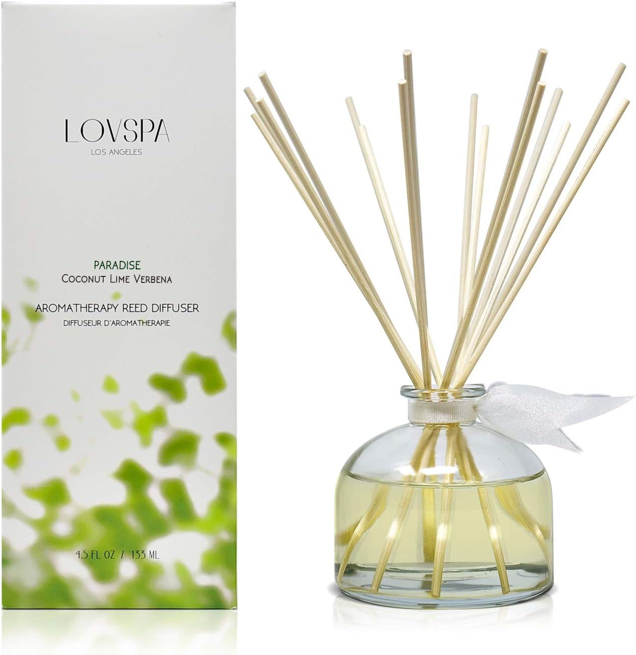 LOVSPA Eucalyptus Essential Oil Reed Diffuser Gift Set | Revive | Fresh Eucalyptus, Sage, Citrus, Bamboo & Mint | Great Aromatherapy Gift for Mom, Dad, Grandma or Aunt