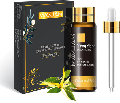 MAYJAM Essential Oil for Diffusers, Essential Oil with Premium Glass Dropper