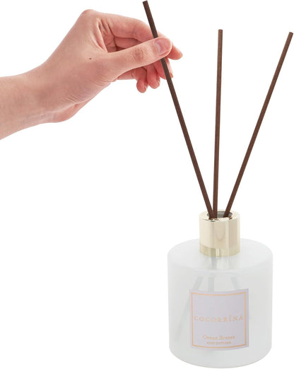 COCORRÍNA Reed Diffuser Set, Clean Linen Scented Diffuser with Sticks Home Fragrance Reed Diffuser for Bathroom Shelf Decor