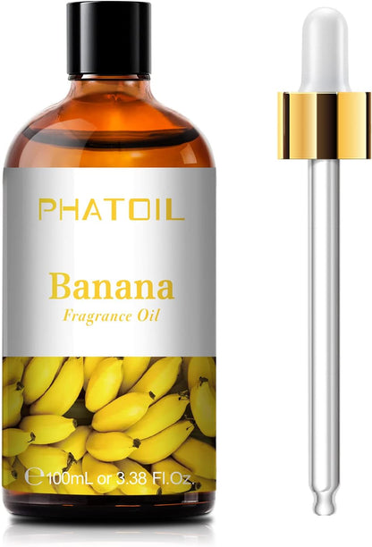 PHATOIL 3.38 FL.OZ Coconut & Vanilla Fragrance Oils for Aromatherapy, Essential Oils for Diffusers for Home, Perfect for Diffuser, Yoga, DIY Candle and Soap Making - 100ml