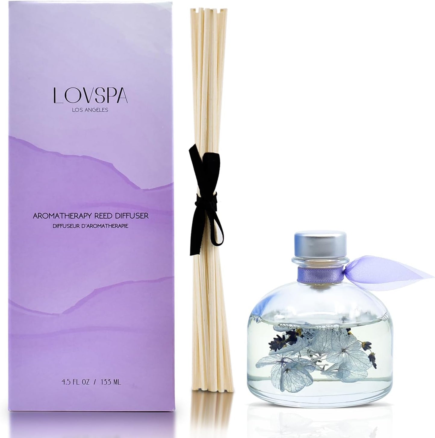 LOVSPA Eucalyptus Essential Oil Reed Diffuser Gift Set | Revive | Fresh Eucalyptus, Sage, Citrus, Bamboo & Mint | Great Aromatherapy Gift for Mom, Dad, Grandma or Aunt