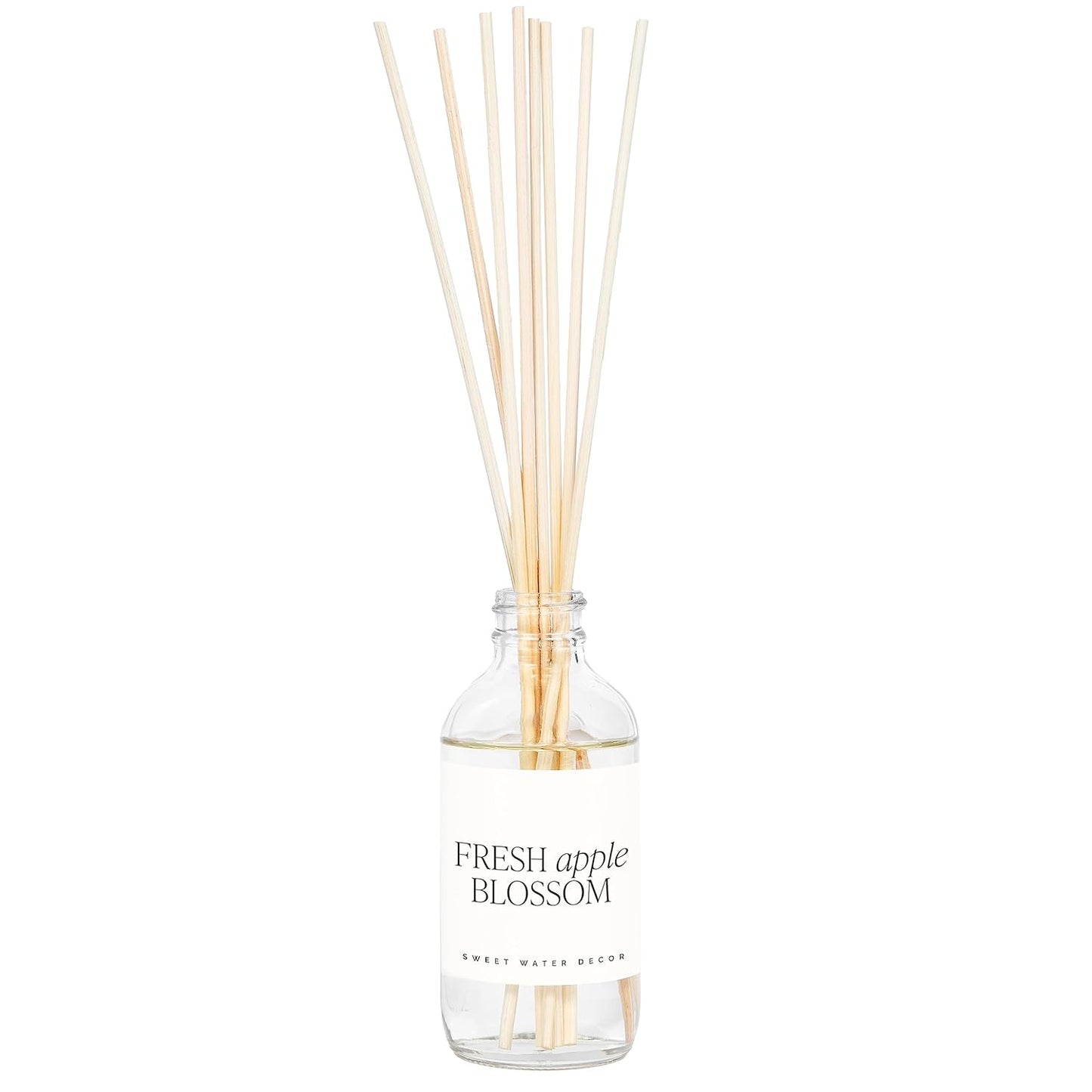 Sweet Water Decor Salt & Sea Reed Diffuser Set - Sea Salt Citrus & Musk Amber Scent Diffuser - Reed Diffusers for Home with Long Lasting Fragrance - Non-Toxic Oil Reed Diffuser - Made in the USA