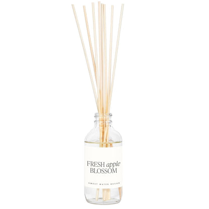Sweet Water Decor Salt & Sea Reed Diffuser Set - Sea Salt Citrus & Musk Amber Scent Diffuser - Reed Diffusers for Home with Long Lasting Fragrance - Non-Toxic Oil Reed Diffuser - Made in the USA