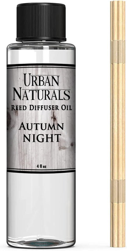 Urban Naturals Eucalyptus &amp; Sage Oil Reed Diffuser Refill | Eucalyptus, Sage, Mint, Lime and Cedarwood| Includes a Free Set of Reed Sticks! 4 oz