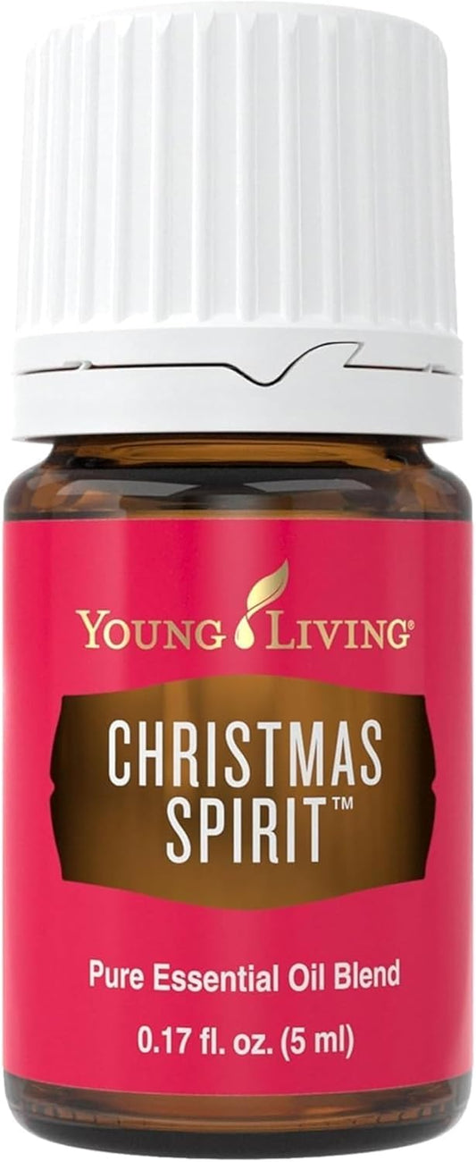 Young Living Christmas Spirit Essential Oil | Use with Essential Oil Diffuser | Add to Spray Bottle to Spritz on Christmas Tree, Clothes, or The Home | Perfect Home Essentials for The Holidays