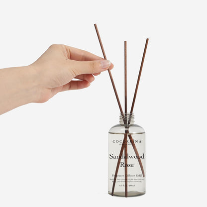 COCORRÍNA Reed Diffuser Set, Clean Linen Scented Diffuser with Sticks Home Fragrance Reed Diffuser for Bathroom Shelf Decor