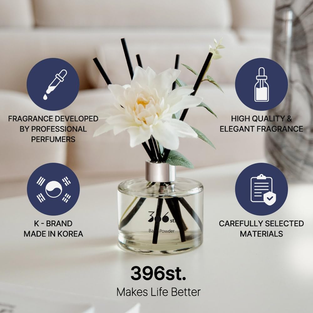 396 st. Rose Flower Reed Diffuser, Red Rose (Also Known as Rose Perfume) / Reed Diffuser Sets, Scentsy Home Fragrance, Scented Oils, Home & Bathroom Décor