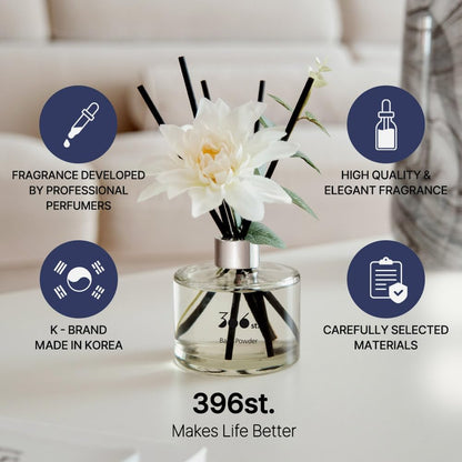 396 st. Rose Flower Reed Diffuser, Red Rose (Also Known as Rose Perfume) / Reed Diffuser Sets, Scentsy Home Fragrance, Scented Oils, Home & Bathroom Décor
