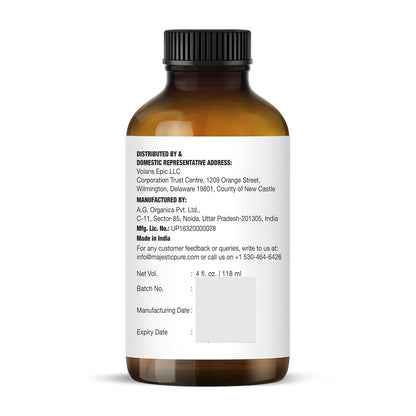 MAJESTIC PURE Lemongrass Essential Oil | 100% Pure and Natural Lemongrass Oil | Premium Grade Essential Oils for Hair Care, Home Diffusers, Skin, Aromatherapy, Massage and Humidifiers | 4 Fl Oz
