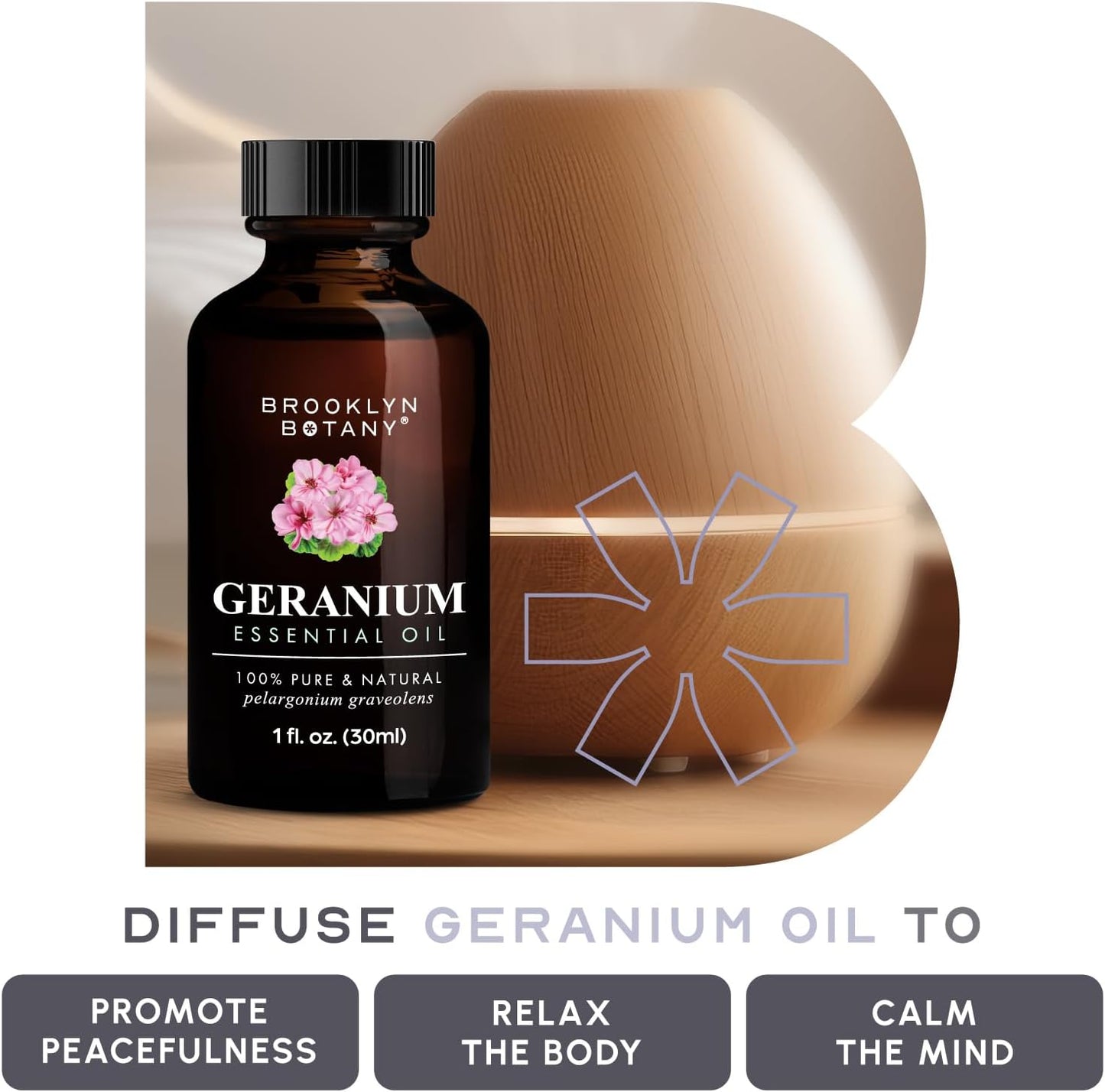 Brooklyn Botany Peppermint Essential Oil - 100% Pure and Natural - Premium Grade with Dropper - for Aromatherapy and Diffuser
