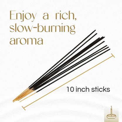 Gonesh - Extra Rich Scented Incense Sticks Variety Pack - Non-Toxic 10” Slow Burn Aromatic Sticks - Ocean, Cryptic Woods, Sage, Arctic Chill, Black Orchid - 5 Packs of 20 Sticks