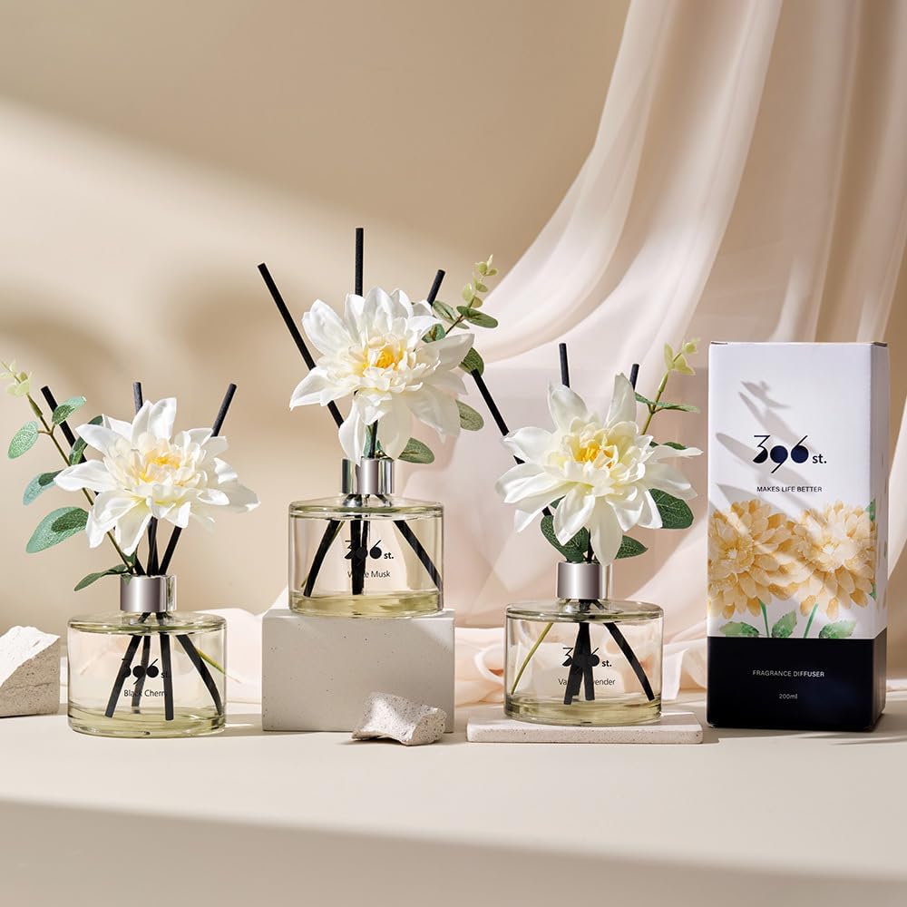 396 st. Rose Flower Reed Diffuser, Red Rose (Also Known as Rose Perfume) / Reed Diffuser Sets, Scentsy Home Fragrance, Scented Oils, Home & Bathroom Décor