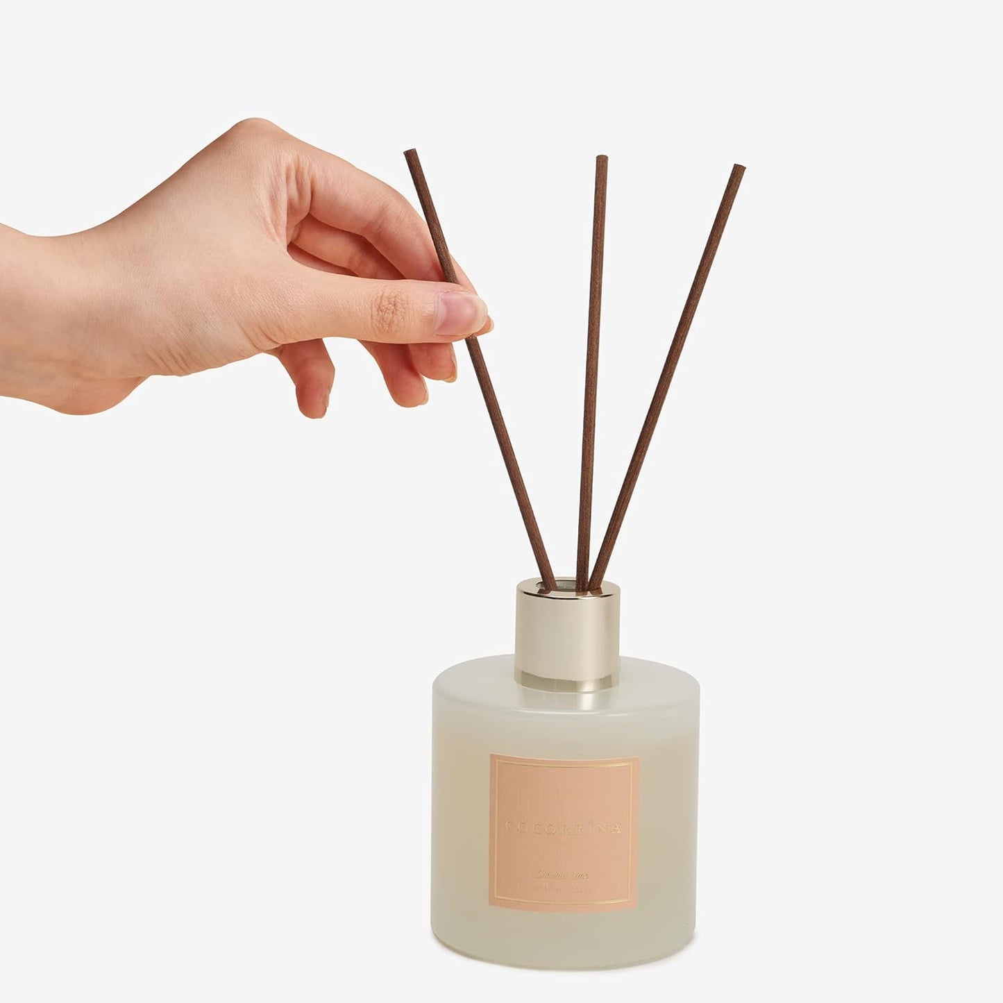 COCORRÍNA Reed Diffuser Set, Clean Linen Scented Diffuser with Sticks Home Fragrance Reed Diffuser for Bathroom Shelf Decor