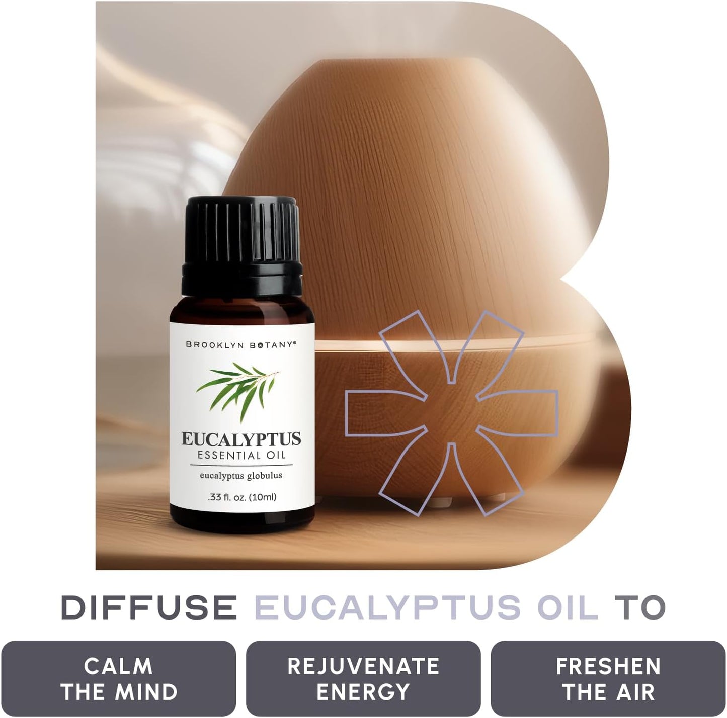 Brooklyn Botany Peppermint Essential Oil - 100% Pure and Natural - Premium Grade with Dropper - for Aromatherapy and Diffuser