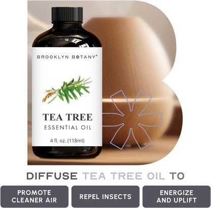 Brooklyn Botany Peppermint Essential Oil - 100% Pure and Natural - Premium Grade with Dropper - for Aromatherapy and Diffuser