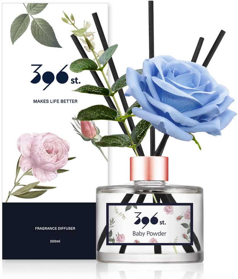 396 st. Rose Flower Reed Diffuser, Red Rose (Also Known as Rose Perfume) / Reed Diffuser Sets, Scentsy Home Fragrance, Scented Oils, Home & Bathroom Décor