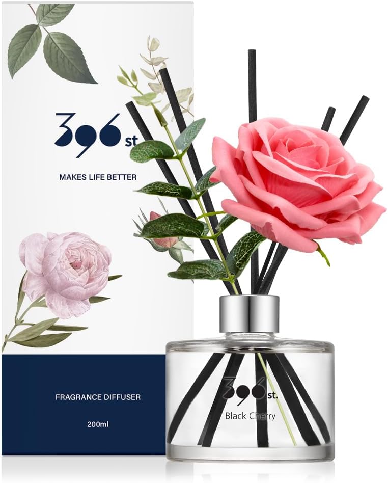 396 st. Rose Flower Reed Diffuser, Red Rose (Also Known as Rose Perfume) / Reed Diffuser Sets, Scentsy Home Fragrance, Scented Oils, Home & Bathroom Décor