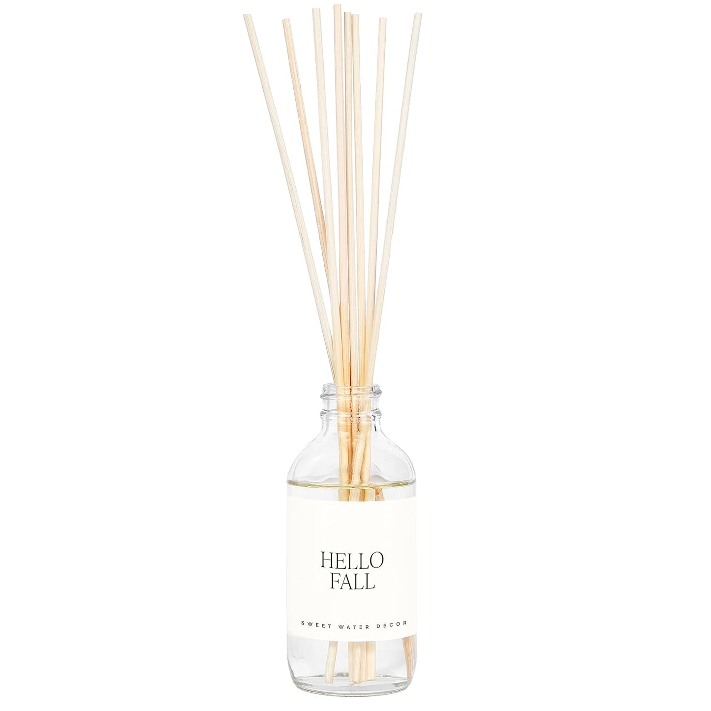 Sweet Water Decor Salt & Sea Reed Diffuser Set - Sea Salt Citrus & Musk Amber Scent Diffuser - Reed Diffusers for Home with Long Lasting Fragrance - Non-Toxic Oil Reed Diffuser - Made in the USA