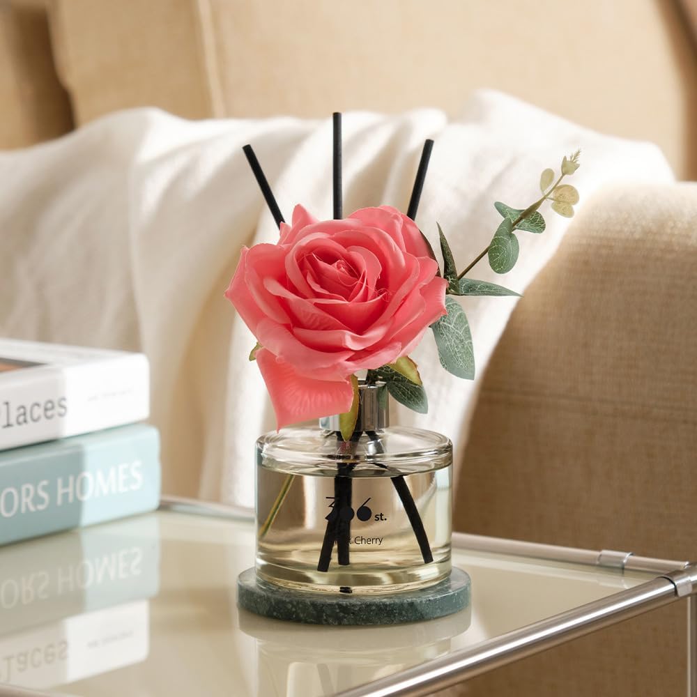 396 st. Rose Flower Reed Diffuser, Red Rose (Also Known as Rose Perfume) / Reed Diffuser Sets, Scentsy Home Fragrance, Scented Oils, Home & Bathroom Décor