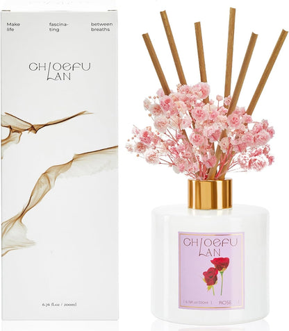 Chloefu LAN Hotel Scented Oil Diffuser Refill 7.05 oz Natural Essential Scented Oil - Best for Aromatherapy, SPA and Home, 0% Alcohol, Unique Blend to Promote Sleep & Relieve Stress