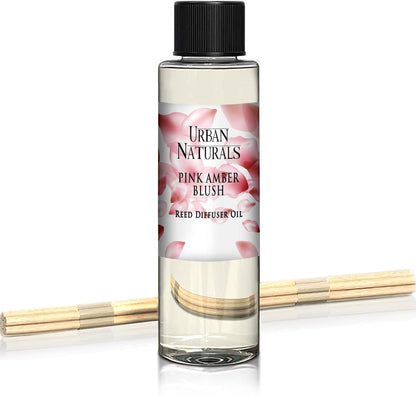 Urban Naturals Eucalyptus &amp; Sage Oil Reed Diffuser Refill | Eucalyptus, Sage, Mint, Lime and Cedarwood| Includes a Free Set of Reed Sticks! 4 oz