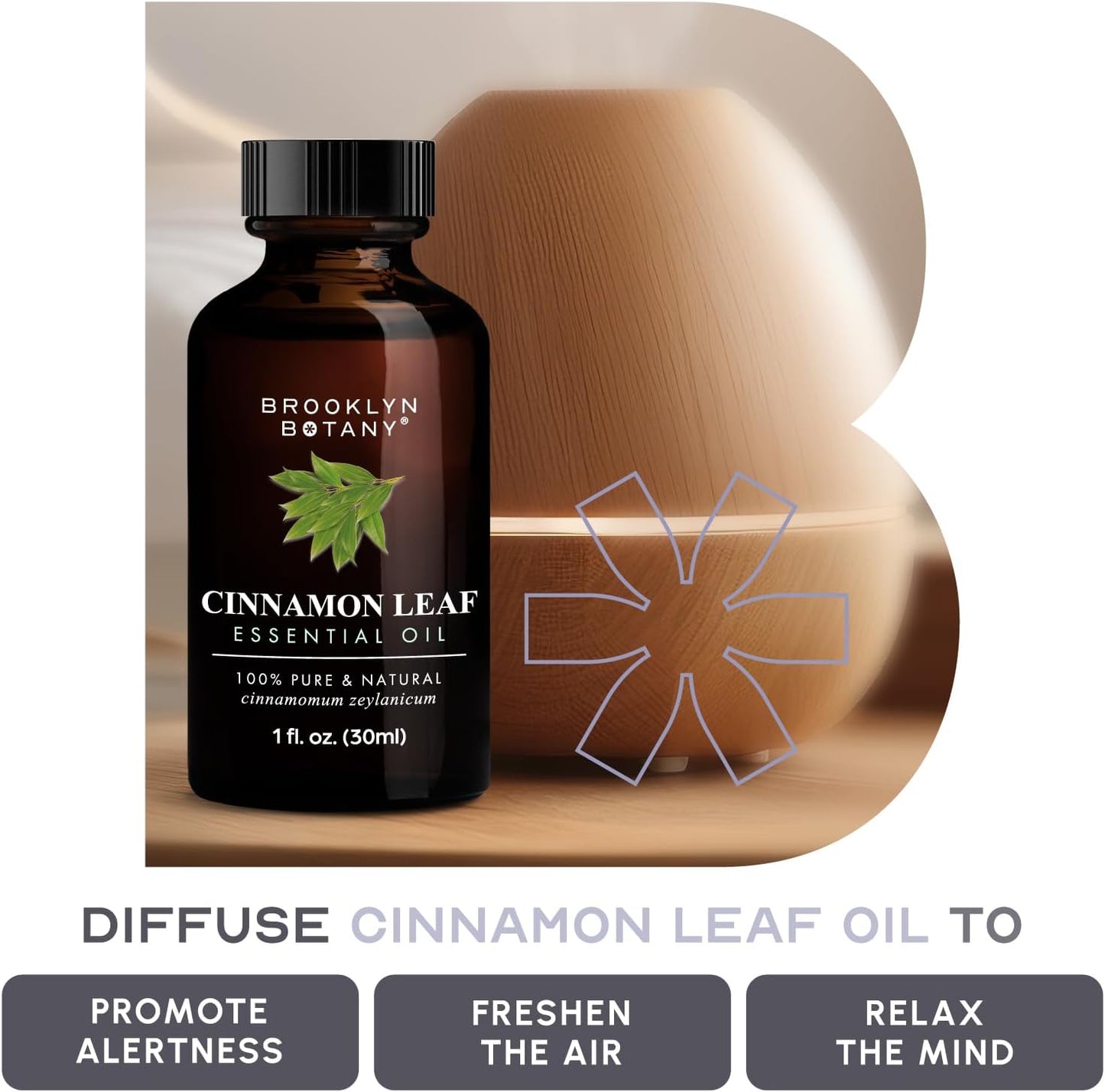Brooklyn Botany Peppermint Essential Oil - 100% Pure and Natural - Premium Grade with Dropper - for Aromatherapy and Diffuser