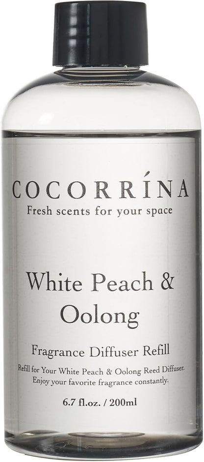 COCORRÍNA Reed Diffuser Set, Clean Linen Scented Diffuser with Sticks Home Fragrance Reed Diffuser for Bathroom Shelf Decor