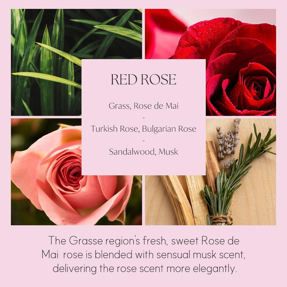 396 st. Rose Flower Reed Diffuser, Red Rose (Also Known as Rose Perfume) / Reed Diffuser Sets, Scentsy Home Fragrance, Scented Oils, Home & Bathroom Décor