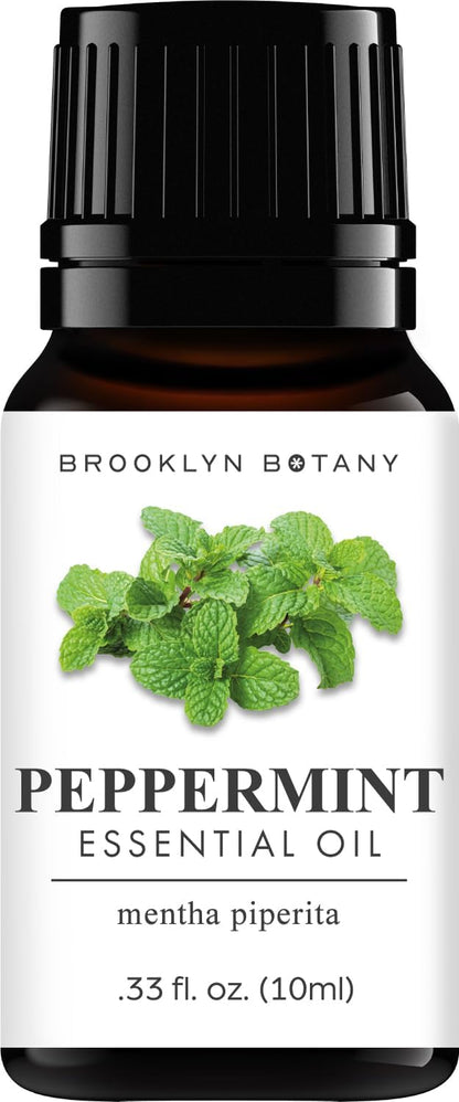 Brooklyn Botany Peppermint Essential Oil - 100% Pure and Natural - Premium Grade with Dropper - for Aromatherapy and Diffuser