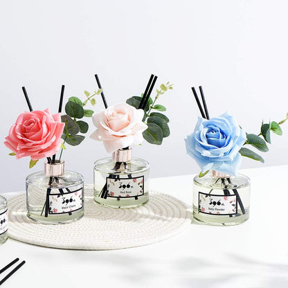396 st. Rose Flower Reed Diffuser, Red Rose (Also Known as Rose Perfume) / Reed Diffuser Sets, Scentsy Home Fragrance, Scented Oils, Home & Bathroom Décor