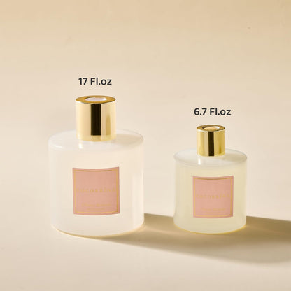 Cocorrína Clean Linen Scented Reed Diffuser Oil with 8 Sticks Fragrance for Bedroom, Bathroom, Oil Diffuser, Home Décor, 6.7 oz. (200 ml)