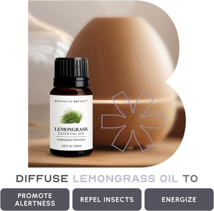 Brooklyn Botany Peppermint Essential Oil - 100% Pure and Natural - Premium Grade with Dropper - for Aromatherapy and Diffuser