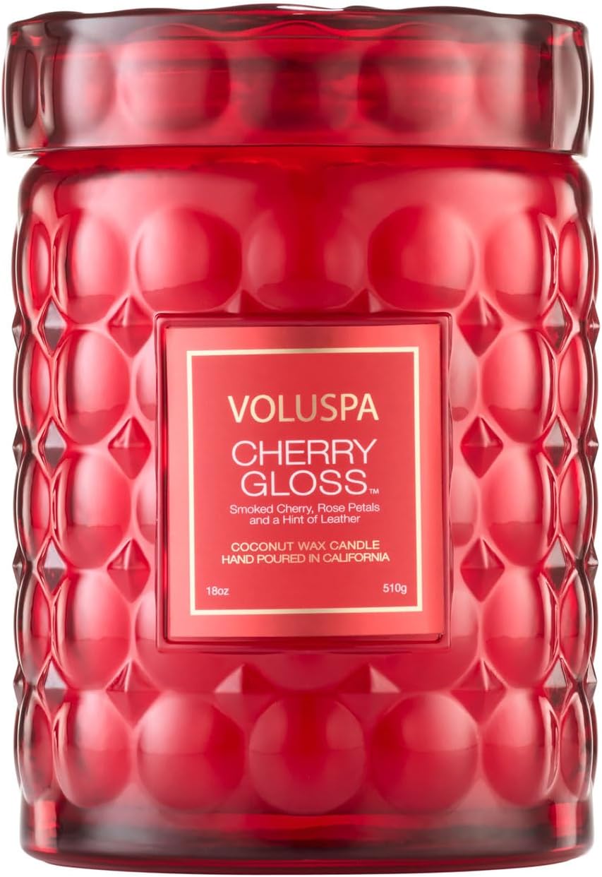 Voluspa Goji Tarocco Orange, Large Candle Jar, 18 oz, 100 Hour Burn Time, All Natural Wicks and Coconut Wax for Clean Burning, Vegan, Poured in the USA