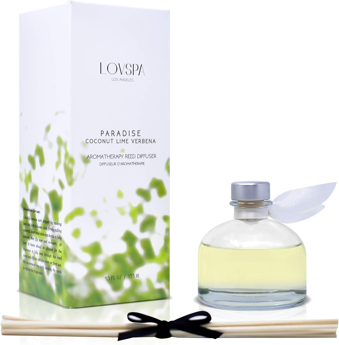 LOVSPA Eucalyptus Essential Oil Reed Diffuser Gift Set | Revive | Fresh Eucalyptus, Sage, Citrus, Bamboo & Mint | Great Aromatherapy Gift for Mom, Dad, Grandma or Aunt