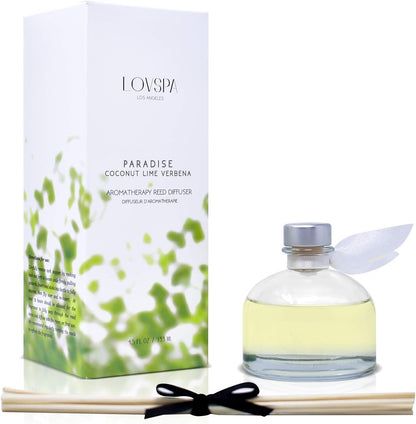 LOVSPA Eucalyptus Essential Oil Reed Diffuser Gift Set | Revive | Fresh Eucalyptus, Sage, Citrus, Bamboo & Mint | Great Aromatherapy Gift for Mom, Dad, Grandma or Aunt