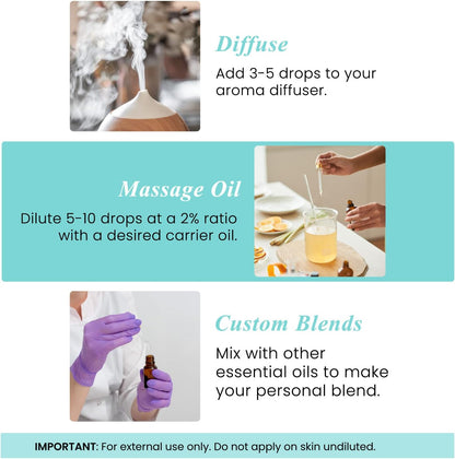 Lavender Essential Oil - Huge 4 Fl Oz - 100% Pure and Natural - Premium Grade Essential Oil for Diffuser and Aromatherapy