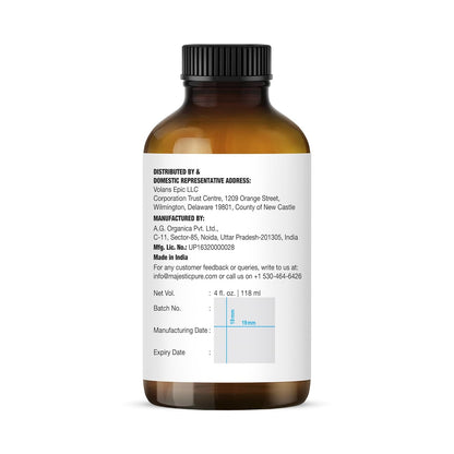 MAJESTIC PURE Frankincense Essential Oil | 100% Pure and Natural Frankincense Oil | Premium Grade Essential Oils for Hair Care, Home Diffusers, Skin, Aromatherapy, Massage and Humidifiers | 4 Fl Oz