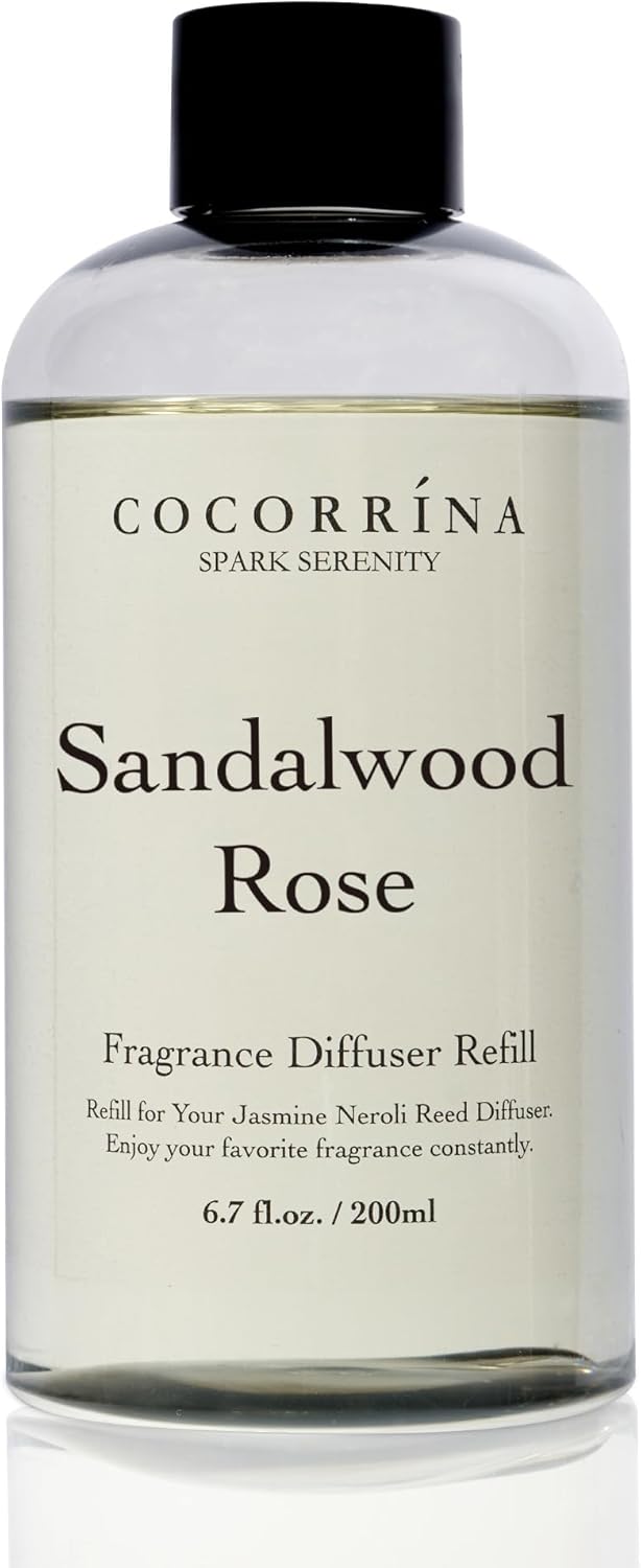 COCORRÍNA Reed Diffuser Set, Clean Linen Scented Diffuser with Sticks Home Fragrance Reed Diffuser for Bathroom Shelf Decor