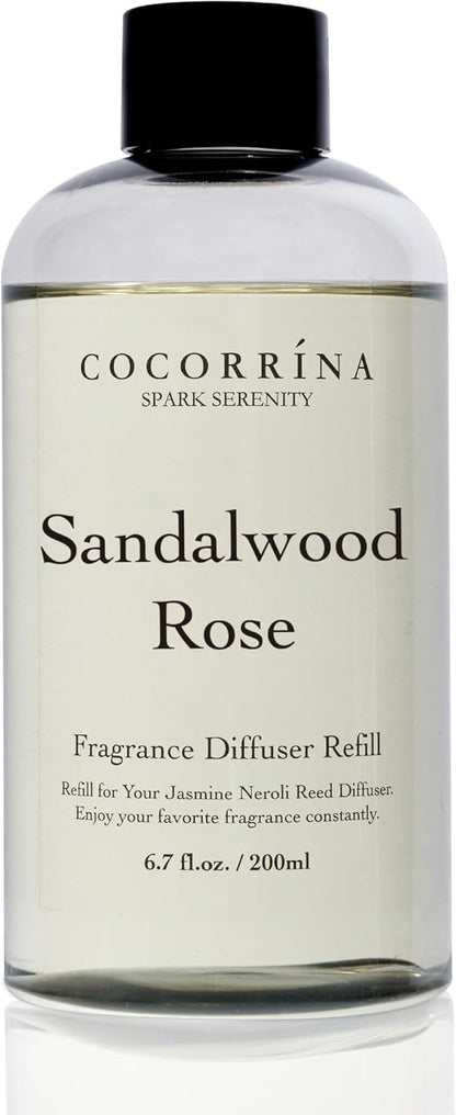 COCORRÍNA Reed Diffuser Set, Clean Linen Scented Diffuser with Sticks Home Fragrance Reed Diffuser for Bathroom Shelf Decor