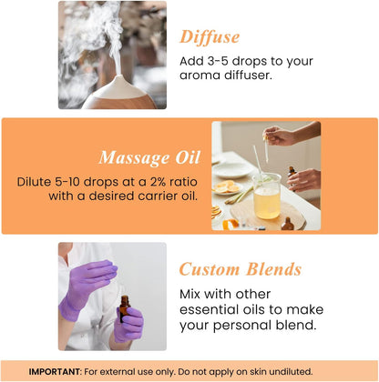 Lavender Essential Oil - Huge 4 Fl Oz - 100% Pure and Natural - Premium Grade Essential Oil for Diffuser and Aromatherapy