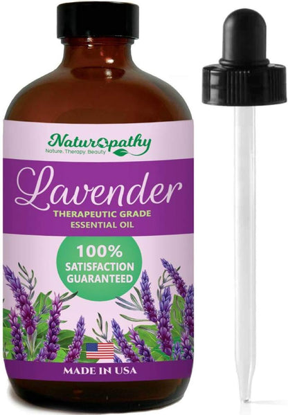 Naturopathy Peppermint Essential Oil, Natural Therapeutic Grade, Premium Quality Peppermint Oil, 4 fl. Oz - Perfect for Aromatherapy and Relaxation