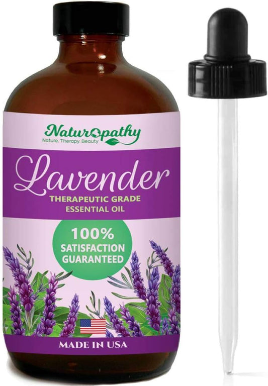 Naturopathy Peppermint Essential Oil, Natural Therapeutic Grade, Premium Quality Peppermint Oil, 4 fl. Oz - Perfect for Aromatherapy and Relaxation