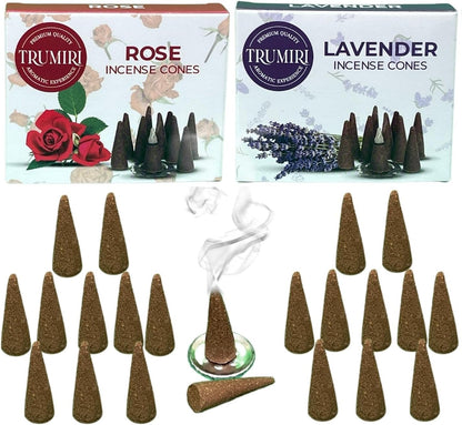 Incense Cones Combo Pack - 10 Cedar   10 Pine Scented Cones