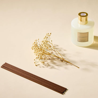 COCORRÍNA Reed Diffuser Set, Clean Linen Scented Diffuser with Sticks Home Fragrance Reed Diffuser for Bathroom Shelf Decor